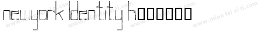NewYork ldentity H字体转换